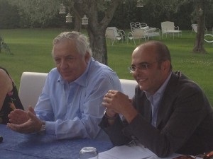 Il neopresidente Fabio Bernini e lo sponsor Piero Camilli