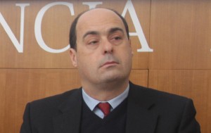 Il presidente della Regione Nicola Zingaretti