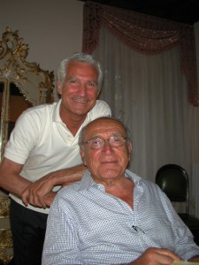Sandrino Aquilani con Arnoldo Foà