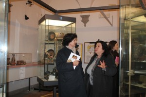Borletti Buitoni con la direttrice del museo Orsola Grassi