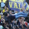 4 maggio 2014: il presidente VIncenzo Camilli portato in trionfo dai tifosi della Viterbese
