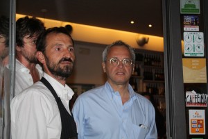 Enrico Mentana con Filippo Rossi