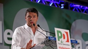 Il Segretario del Pd, Matteo Renzi