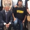 Umberto Fusco con Matteo Salvini