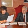 L'assessore all'Urbanistica Raffaela Saraconi e il sindaco Michelini