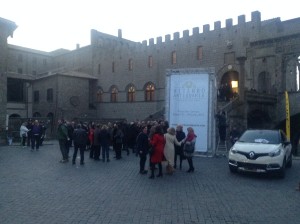 Palazzo papale ieri per l'inaugurazione di Antiquaria