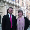 I deputati Pd Alessandro Mazzoli e Alessandra Terrosi