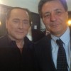 Giulio Marini con il leader Silvio Berlusconi