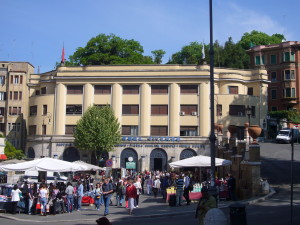 Piazzale Flaminio, capolinea della ferrovia Viterbo - Civita Castellana