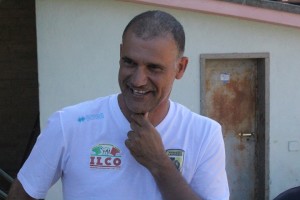 L'allenatore della Viterbese Stefano Sanderra