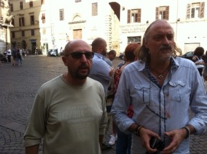 Francesco Moltoni con l'altro consigliere Gal, Sergio Insogna