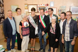 Alice Sabatini con il sindaco Sergio Caci