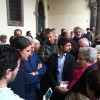 Maria Laura Calcagnini (Aforsat) con sindaco e vicesindaco