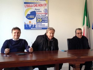 Gianmaria Santucci, Paolo Barbieri, Roberto Talotta: i leader di FondAzione che ha organizzato l'Isola che non c'è