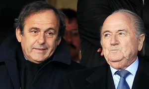 Il duo comico Blatter-Platinì