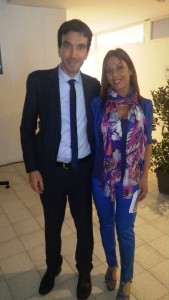 Maria Serena Di Risio con il ministro Martina