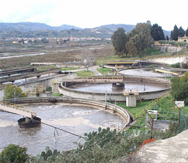 Un impianto di depurazione delle acque