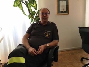 Giuseppe Paduano, comandante provinciale dei vigili del fuoco