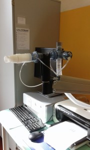 Lo spirometro donato dalla Ilco allospedale di Acquapendente