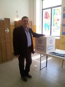 Ugo Biribicchi al voto