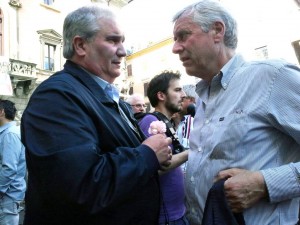 Beppe Fioroni con Leonardo Michelini