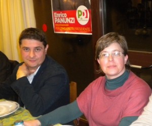 I deputati del Pd Alessandro Mazzoli e Alessandra Terrosi