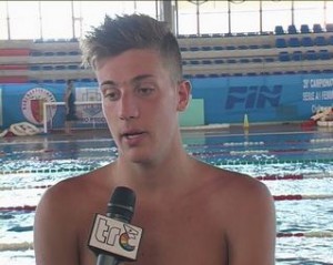 Il nuotatore tarquiniese Luca Mencarini