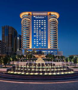L'hotel Marriot di Baku, sede dell'assemblea