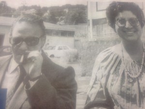Petroselli con la moglie