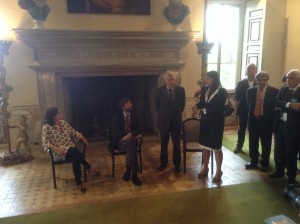 La visita del ministro Franceschini a Villa Lante