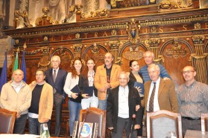 Foto di gruppo per il premio Faul