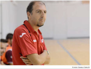 L'allenatore dell'Active Network Gianluca Salvicchi