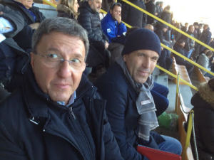 Mauro Sandreani e Gigi Di Biagio in tribuna