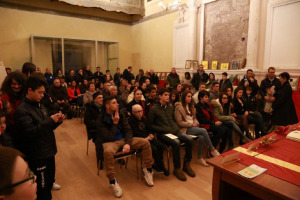 Il pubblico in sala a Vitorchiano
