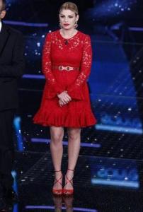 Emma Marrone in Dolce & Gabbana