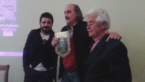 Gattuso con il delegato allo sport Sergio Insogna e il presidente dell'Aiac, Otello Settimi