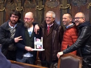 De Carolis, Capo, Federici, DAngeli e Rotelli col premio Fantappiè