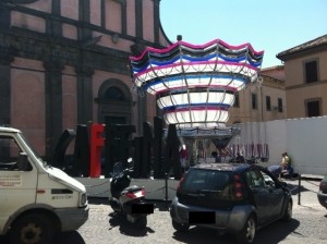 Il calcinculo a piazza Fontana Grande