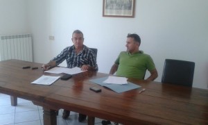 I consiglieri comunali Vittorio Galati (gruppo misto) e Gian Maria Santucci (FondAzione)