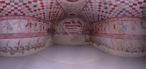 La Tomba del letto sferico riprodotta all'Università Statale di Milano in tre dimensioni 