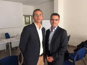 Andrea Belli e Sergio Saggini, presidente e vice dell'Ance viterbese
