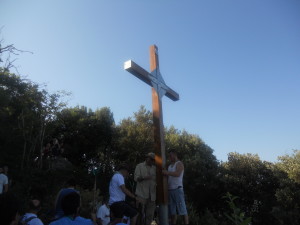 La nuova croce sulla Palanzana