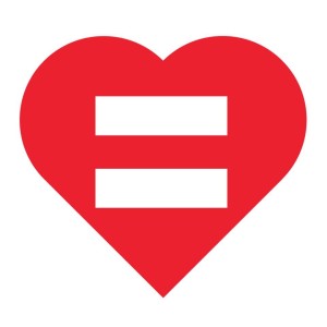 Il cuore con "l'uguale", ultimo simbolo della protesta per il riconoscimento unanime dei diritti 