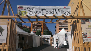 Lo Slow food village che ha appena chiuso i battenti al Sacrario