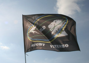 La bandiera dell'Old Rugby Viterbo