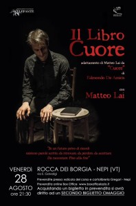 La locandina dello spettacolo di Matteo Lai