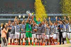 La festa della Juventus a Shanghai