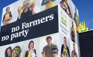Il padiglione "No farmers, no party" allestito da Coldiretti per l'Expo 