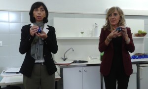 La degustazione con le capo panel Lucia Lancetti e Maria Teresa Frangipane