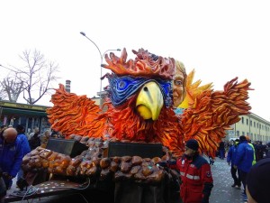Uno dei carri del Carnevale del 2016